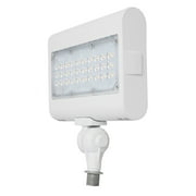 Westgate LED Flood Light W/ Knuckle Mounting Up to 110 Lumens/Watt 12-277V 104° Beam Angle 70,000 HR Lifespan- White (50W, 3000K White)