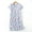 Light Blue, variant on Plus Size Nightgown Knitted Cotton Sleepwear Short Sleeve Round Neck Home Dress