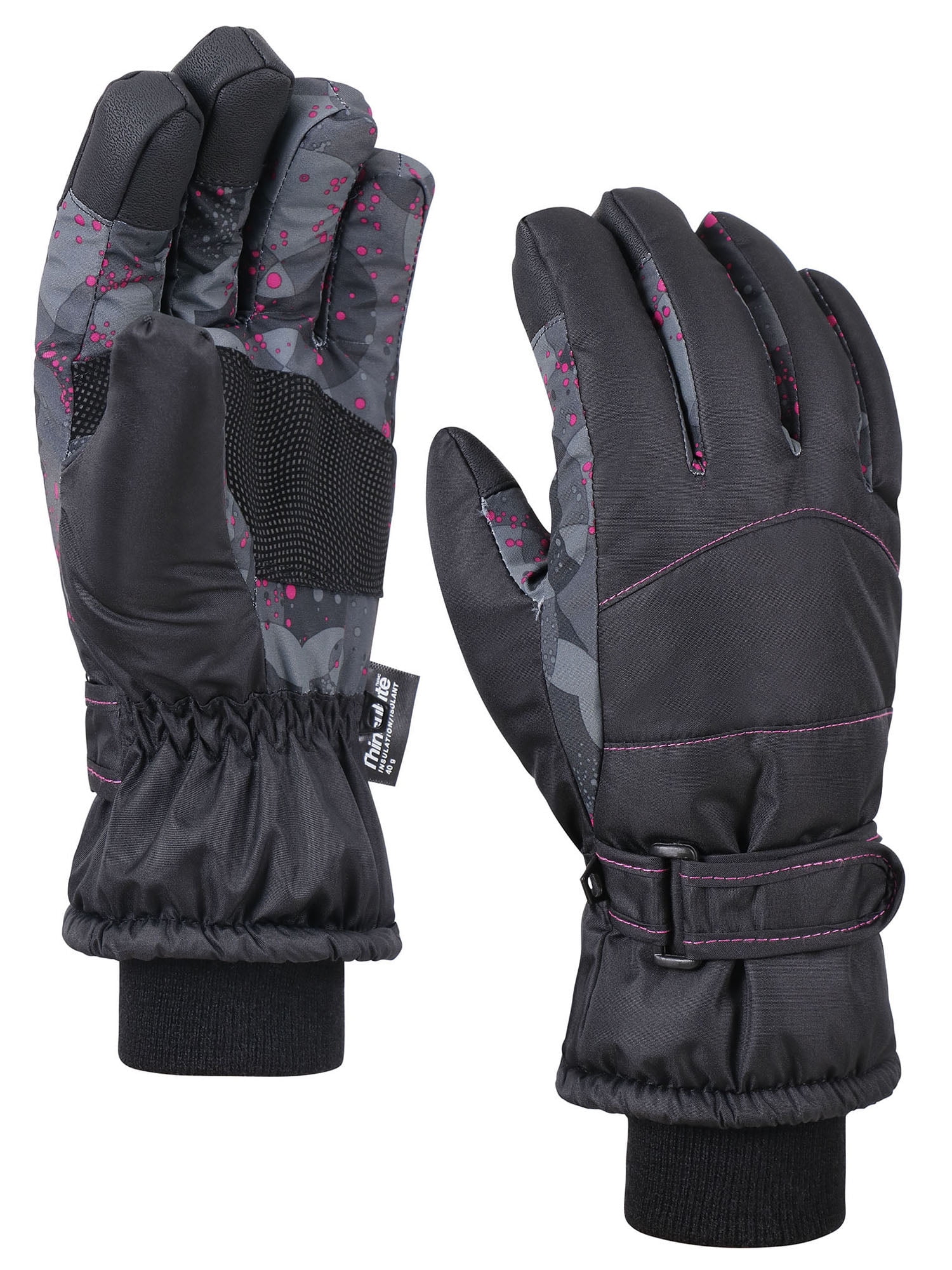 ANDORRA Women's Night Galaxy Thinsulate Waterproof Touchscreen Ski