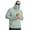 64#Mint Green, variant on UPF 50 Men’s Long Sleeve Performance Fishing Hiking Sun Protection Shirt with Mask UV Neck Gaiter Hoodie Green M