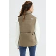 thumbnail image 2 of Elezay Woman Quilted Vest Women Puffer Vest Lightweight Zip Down Stand Collar Packable Padded Gilet Khaki, 2 of 5