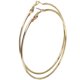 thumbnail image 2 of Smooth Circle Earrings, Finish, Versatile for Various Costumes, 2 of 5