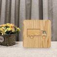 thumbnail image 2 of lionlar Creative Desk Light Wooden Push Button Switch LED USB Rechargeable Night Light Small truck, 2 of 9