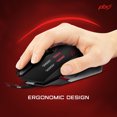thumbnail image 6 of PBX Gladiator Wired Gaming Mouse - High-Precision 6D Computer Gaming Mouse - Mouse for Laptop with Adjustable DPI Settings - Corded PC Gaming Accessories for Gamers - 6' Cable, 4 LED Colored Backlight, 6 of 11