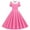 Pink#1, variant on Plus Size Dresses for Women on Women formal Wedding Bridesmaid High-waist Party Ball Prom Gown Cocktail Dress