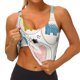 thumbnail image 3 of Balery Cute Dinosaurs Sujetadores deportivos con espalda cruzada para mujer, acolchados, sin costuras, de alto impacto, ideales para yoga, gimnasio, entrenamiento y fitness.-Small, 3 of 8