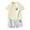 Beige2, variant on RUTAYY Children Boys Outfits Sets Casual Short Sleeve Top and Shorts Two Piece Playwear Comfortable Summer Clothes Bohemian Style, 6-7 Years
