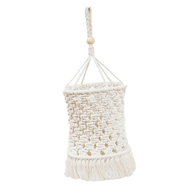 Pantalla de lámpara boho perfecl para Techo Bohemian Macrame lámpara colgante Interior Estilo B