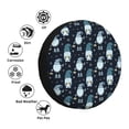 thumbnail image 4 of Goofa Christmas Gnome blue Pattern Universal Tire Cover for Jeep, SUV, Truck, and Trailer – Waterproof, UV-Resistant,Easy to Install, Fits 14"-17" Tires-17 inch, 4 of 5