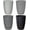 4Pcs Gray Series, variant on Wheat Straw Reusable Cup (12 oz) - Unbreakable Drinking Glasses Sets for Home Outdoor - Dishwasher Safe Tumbler - BPA Free and Eco friendly (10Pcs/5Color)