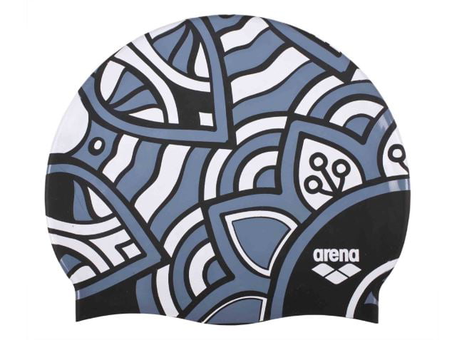 arena Print 2 Swim Cap Camouflage Black Arena North America 1E368-503-NS
