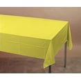 thumbnail image 3 of Pack of 6 Mimosa Yellow Disposable Banquet Party Table Covers 9', 3 of 3