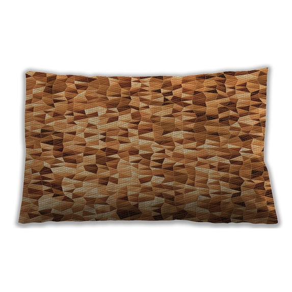 Ahgly Company Outdoor Rectangular Contemporary Lumbar Throw Pillow, 13 inch by 19 inch