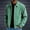 #229-Green, variant on Ceisia Men's Corduroy Button Front Trucker Jacket Point Collar Long Sleeve Casual Outer Coat With Chest Pockets Gift