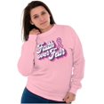 thumbnail image 5 of Faith Over Fear Cancer Awareness BCA Women Crewneck Sweatshirt Brisco Brands 2X, 5 of 6