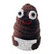 thumbnail image 4 of Juguete , Divertidos Regalos de Muñecos de Punto con Caca Positiva con Tarjeta Positiva, Interesante Muñeco de Caca de Punto para Escritorio, café Hugo Muñeca de tejer, 4 of 10