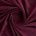 thumbnail image 2 of Zelouf Maggie Lurex Clip Chiffon  , Sewing, DIY, Crafts Fabric by the Yard, Marvelous Wine, 5 Yard, 2 of 3