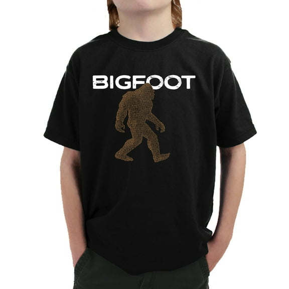 Bigfoot - Boy's Word Art T-Shirt