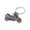 Gray, variant on HengDidi Metal Motorcycle Keychain Pendant with Simulated Bike Style Gift for Adults Commemorative Durable Decorative Accessory for Keys Bags