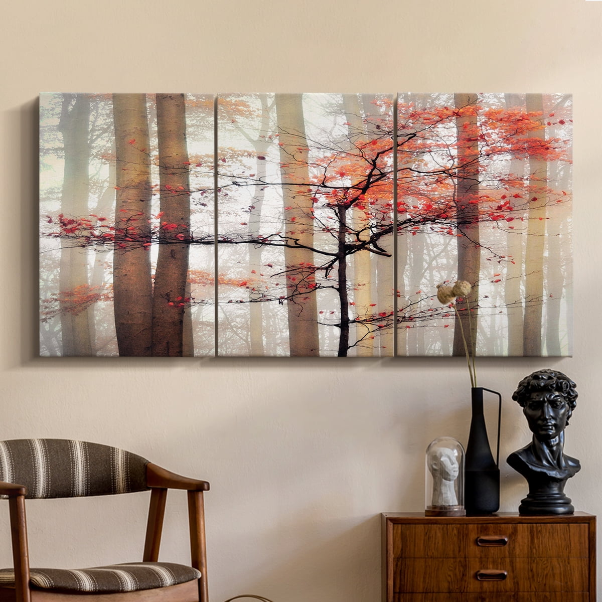 Wexford Home Orange Awakening - 32" x 48" Multi-Piece Canvas Art, Ready to Hang