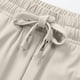 thumbnail image 5 of Pantalones holgados de seda helada con elástico para hombre - Poliéster, pierna recta, ropa informal/para correr, 5 of 7