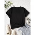 thumbnail image 2 of HELLO 3RD GRADE Print, Girl's Casual Comfy Round Neck Short Sleeve T-shirt For Daily And Outdoor Wear, 2 of 6