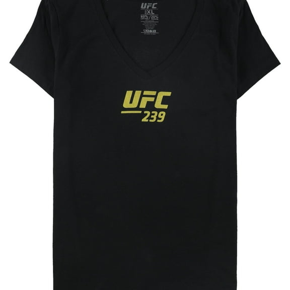 UFC Womens 239 July 6 Las Vegas Graphic T-Shirt, Black, Medium