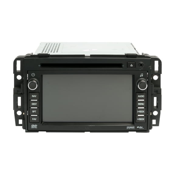 Restored 2009-10 Chevrolet Traverse AM FM Radio Aux Navi Single Disc CD DVD MP3 20792738 (Refurbished)