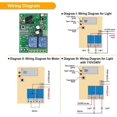 eMylo DC 12V 2CH RF Relay Smart Wireless Remote Control Light Switch