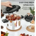 thumbnail image 4 of Koch Systeme CS 8.5 Quart Stainless Steel Stovetop Pressure Cooker, 3 PSI Settings Pressure Cooker, Save 70% Time, Induction Compatible, 4 of 14