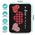 thumbnail image 5 of Valentines Day Love Heart Drying Mat Absorbing Bar Mat Folding Kitchen Drying Mat for Shop Countertops 18x24 Inches, 5 of 7