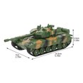 thumbnail image 4 of Juguete modelo de tanque de emulación de juguete modelo militar para niños (camuflaje verde), 4 of 5