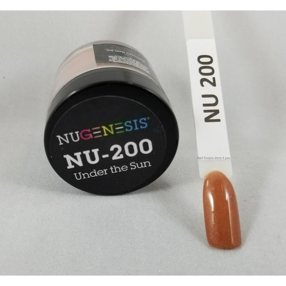 NUGENESIS Nail Color Dip Dipping Powder 1.5oz/jar - NU200 UNDER THE SUN