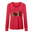 thumbnail image 4 of DPTALR Blouse Décontractée Imprimée à Manches Longues Col en V pour Femmes, 4 of 5