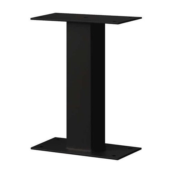 Standard Pedestal, Black, Powder Coated, Bolt, Mail Package Drop 4395BLK