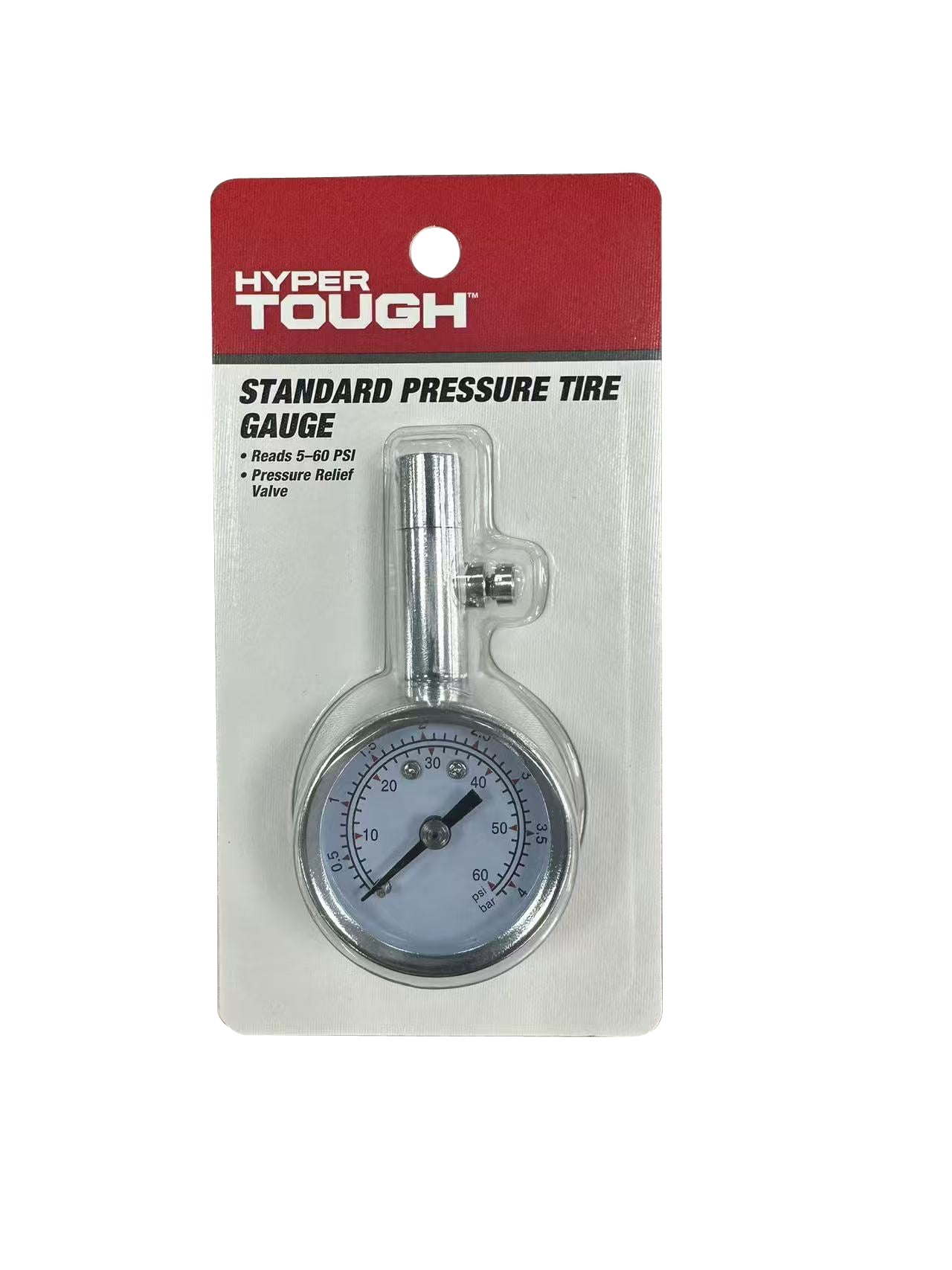 Hyper Tough 300 PSI 2 Inch Pressure Gauge with Adapter - Walmart.com