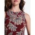 thumbnail image 5 of Time and Tru Women's and Women's Plus Sleeveless Tiered Mini Dress, Sizes XS-4X, 5 of 6