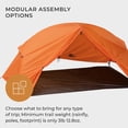 thumbnail image 4 of Carpa Hyke & Byke Zion para Senderismo y Mochilero 1 Persona Naranja, 4 of 7