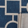 thumbnail image 6 of Safavieh Courtyard Archimedes Geometric Indoor/Outdoor Area Rug, Navy/Beige, 4' x 5'7", 6 of 10