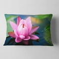 thumbnail image 2 of Designart 12" x 20" Purple Polyester Throw Pillow, 2 of 5