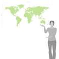 thumbnail image 2 of World Map Wall Art Earth Atlas Decal Sticker, 2 of 4