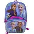 thumbnail image 1 of Disney Frozen Elsa & Anna 16" Backpack with Rectangle Lunch Bag, Multicolored, 1 of 1