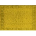 thumbnail image 1 of Ahgly Company Indoor Rectangle Oriental Yellow Traditional Area Rugs, 2' x 5', 1 of 4