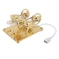 thumbnail image 1 of 4 Cylinder Hot Air Stirling Engine with LED Light, Aluminum Alloy, Educational Toy Electricity Generator for Science Project, 1 of 7