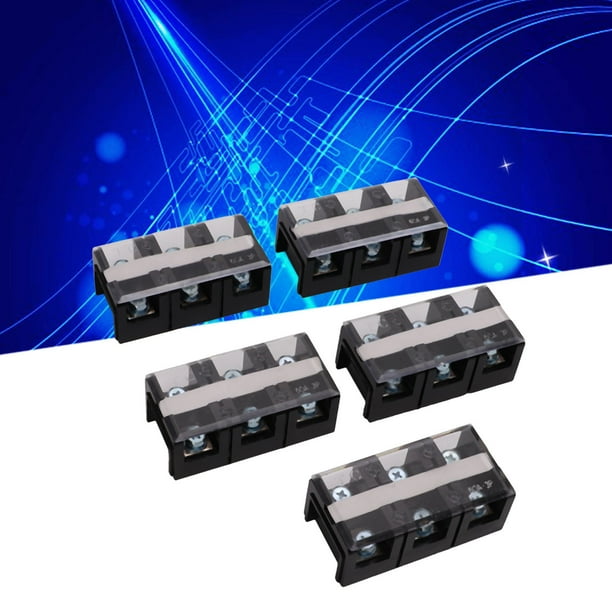 Terminal Barrier Strip, Terminal Block 5PCS Stable Conductivity For Circuit  Connection