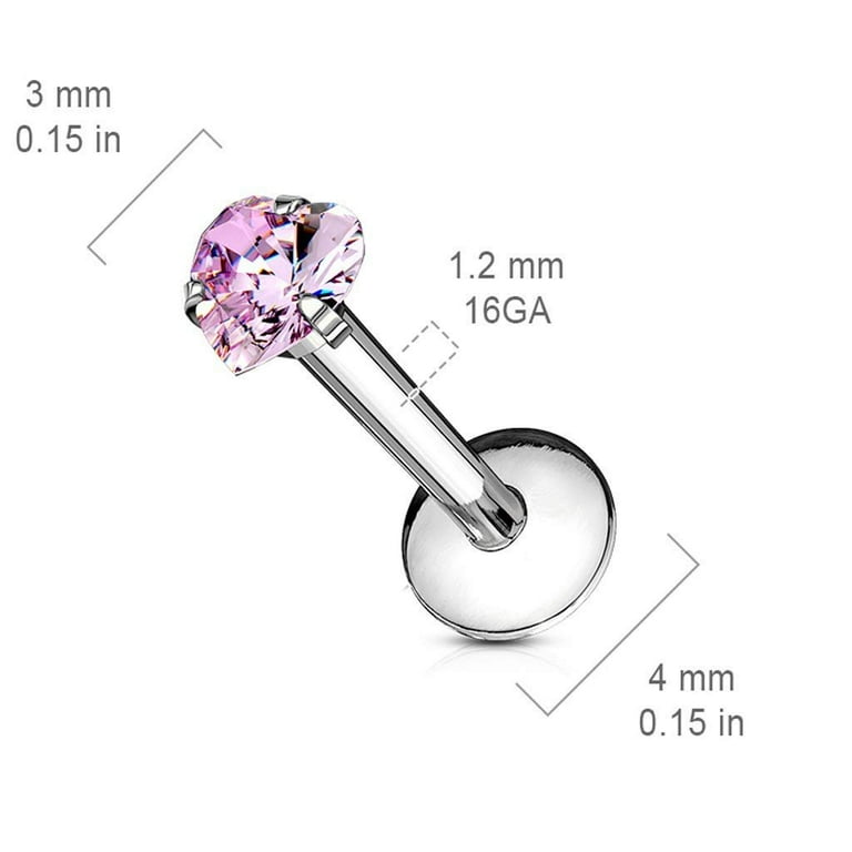 6mm labret stud deals