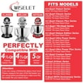 thumbnail image 3 of Stainless Steel Flat Beater for KitchenAid 4.5qt-5qt Tilt-Head Stand Mixer, Fit for Classic, Classic Plus and Artisan Mixer K45SS, KSM75, KSM90, KSM110, KSM125, KSM150 Heavy Duty and Dishwasher Safe, 3 of 8