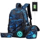 thumbnail image 1 of Mochila escolar unisex de 20 l para niño y niña, con marca fluorescente, 3 juegos, 1 of 4