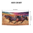 thumbnail image 2 of Zufioo a herd of horses Print Silver Fox Fleece Beach Towel 27.5x55in, Super Absorbent Bath Towel, Suitable for Adult Beach, Swimming Pool and Home Use-One Size, 2 of 6