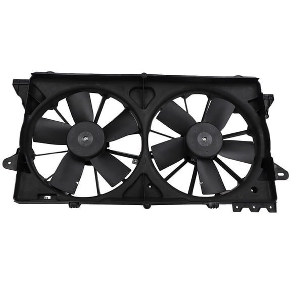 cciyu Dual Radiator Condenser Fan Fit for 2010-2017 for Ford Expedition 2010-2014 for Ford for F-150 2010-2017 for Lincoln Navigator 620-422 623620